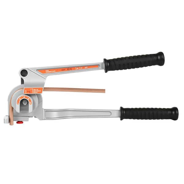 SKYSHALO Pipe Tube Bender, 1/4 in., 3/8 in., 1/2 in. O.D., 3 in 1-Manual Level Tube Bender 180° Copper Aluminum Pipe Bender