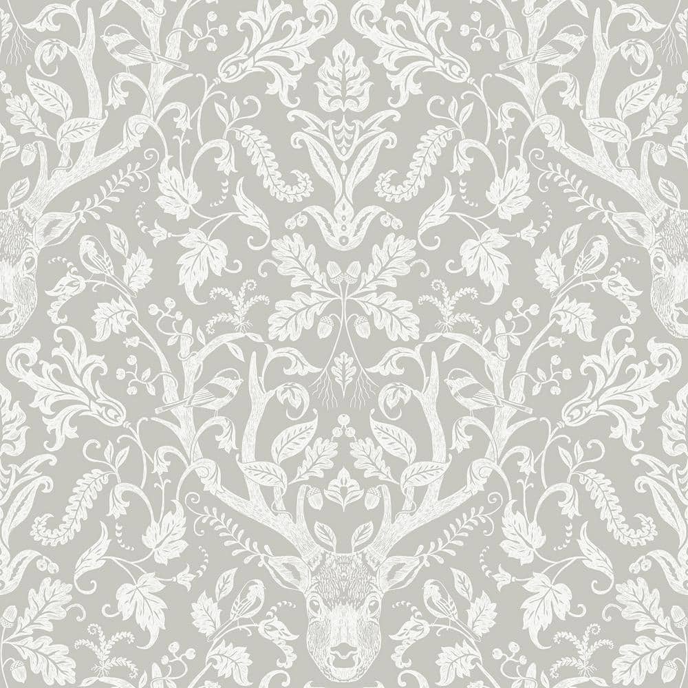 Taupe Escape to the Forest Peel and Stick Wallpaper Sample price history on PriceWatchPro
