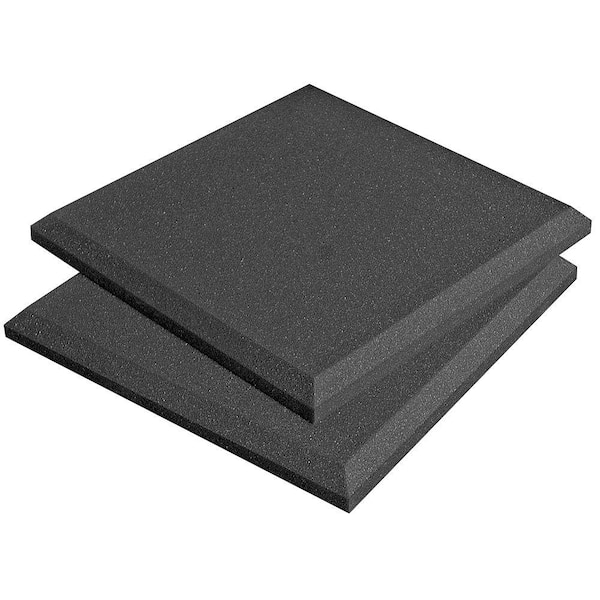 Auralex SonoFlat Panels - 1 ft. W x 1 ft. L x 2 in. H - Charcoal (14-Box)