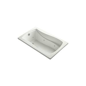 Mariposa 60 in. Rectangular Drop-in Whirlpool Bathtub in Dune