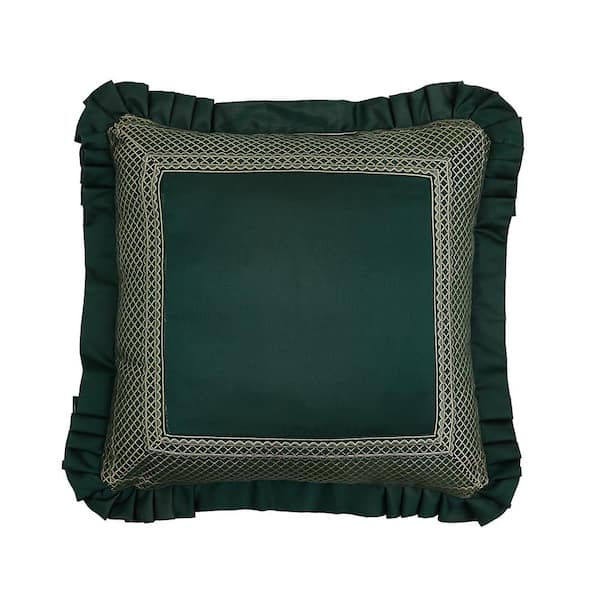 Unbranded Bowery Forest Polyester Damask 20 in. Square Decorative Throw Pillow 20 in. L x 20 in. W