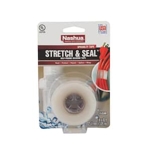 1 in. x 3.33 yd. Stretch and Seal Self-Fusing Silicone Tape in Clear