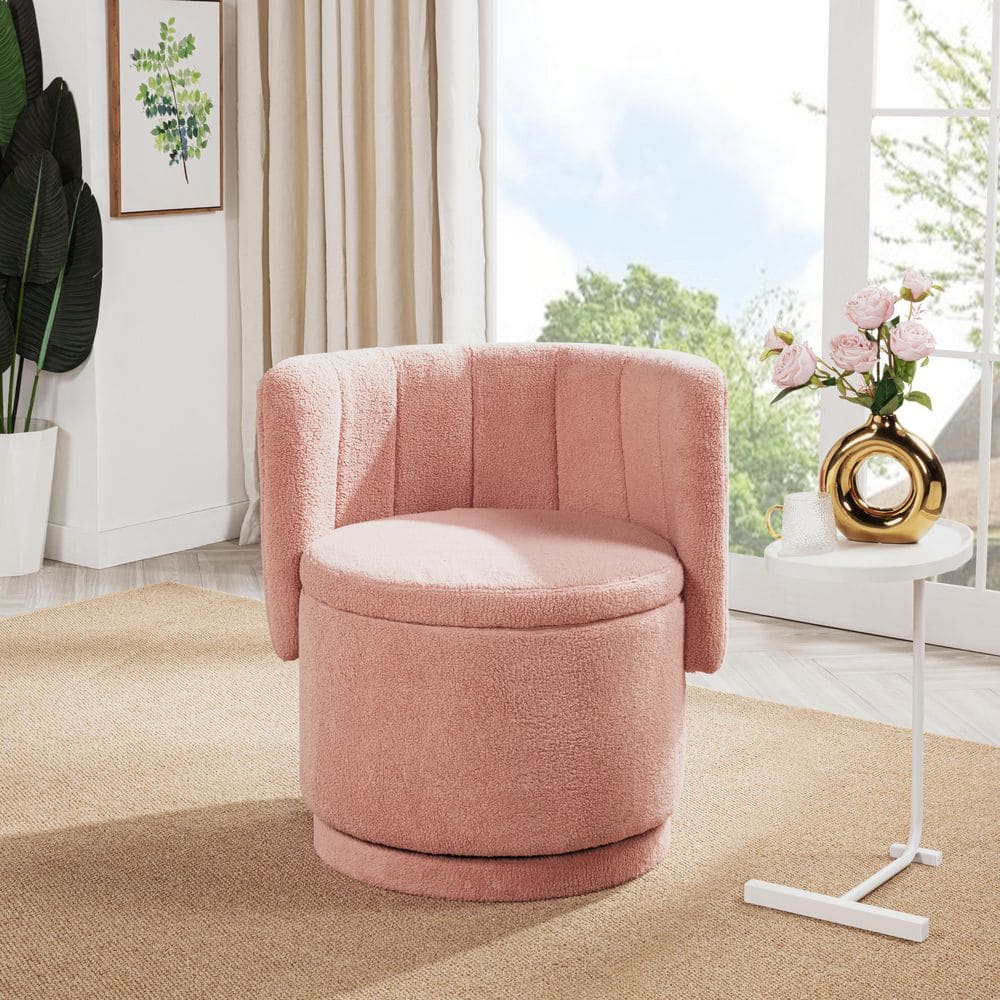 Seafuloy 28.95 in. 360° Swivel Boucle Accent Chair/Sofa