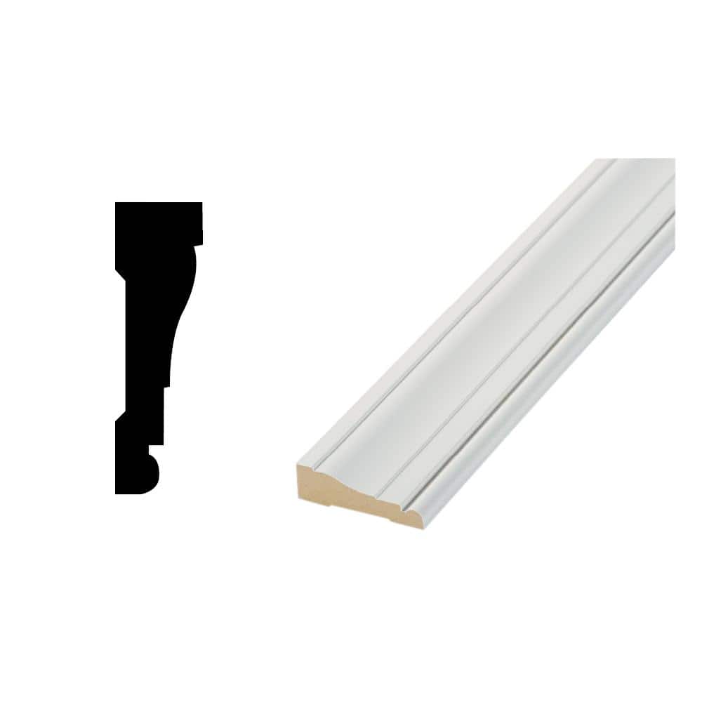 FINISHED ELEGANCE WM 376 5/8 in. x 2-1/4 in. x 84 in. FEMDF Casing Door ...