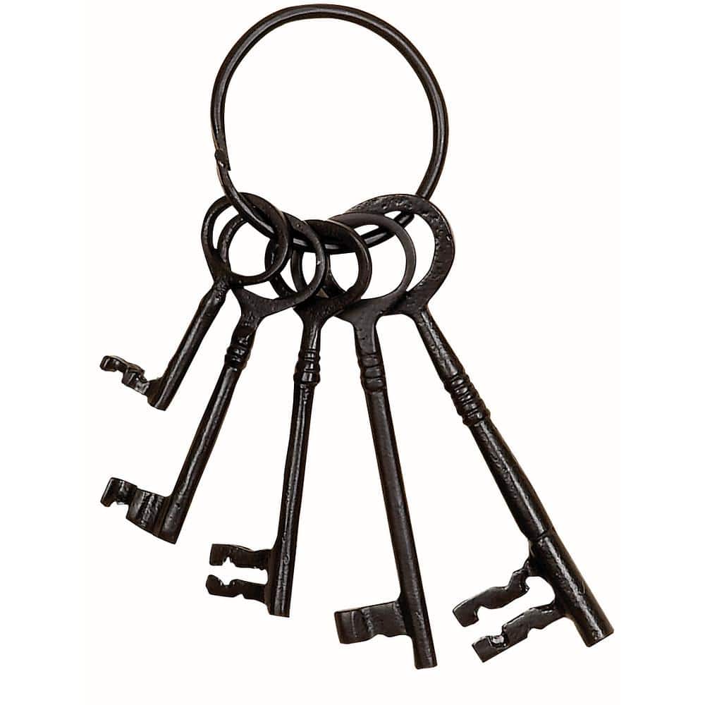 Litton Lane Black Aluminum Keys 042273 - The Home Depot