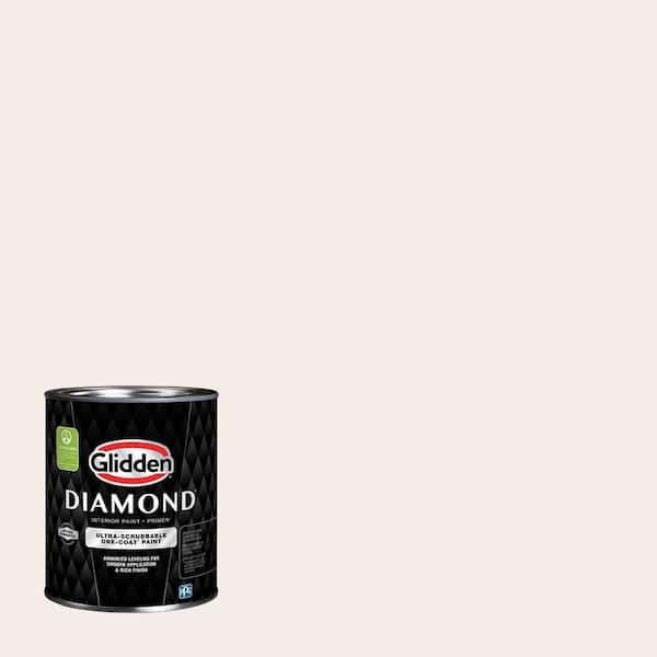 Glidden Diamond 1 qt. PPG1191-1 Summer Lily Eggshell Interior Paint with Primer