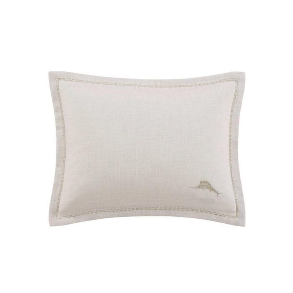 Island Estate Beige Polyester 15 x 20 Breakfast Throw Pillow