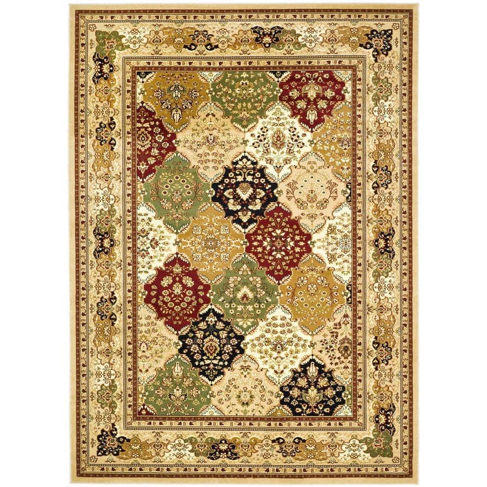 Elegant Noir Floral 6' x 9' Hand-Tufted Rectangular Area Rug