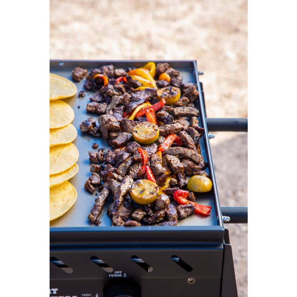 Stainless Steel 2-Burner Portable Outdoor Gas Griddle