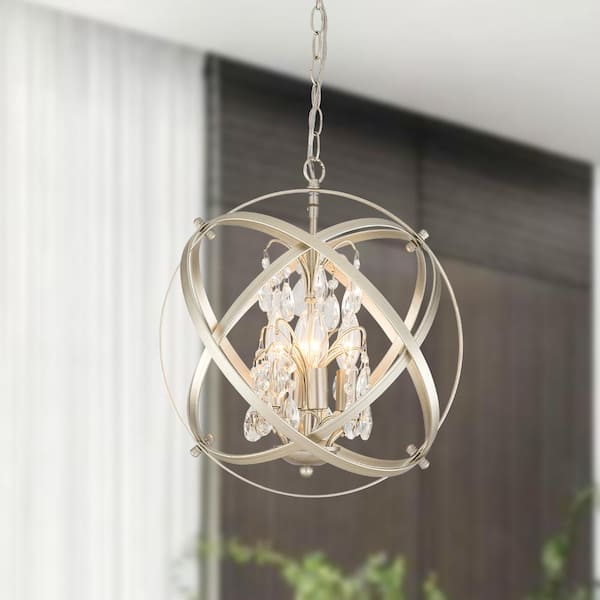 Maxax Lansing 4 -Light Champagne gold Unique/Statement Globe