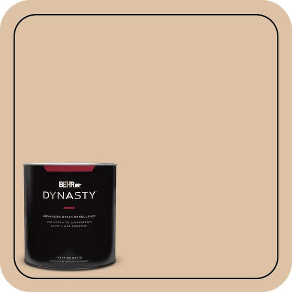 BEHR DYNASTY 1 qt. #N280-3 Louvre Matte Interior Stain-Blocking Paint and Primer