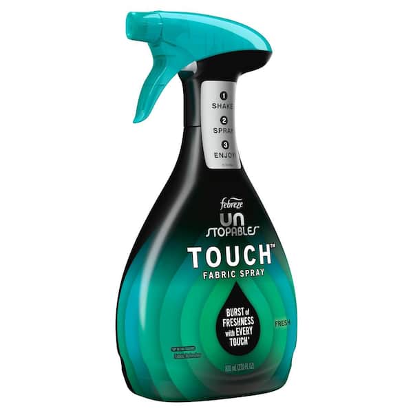 Febreze Unstopables Touch 27 oz. Odor Eliminator Fresh Scent Fabric  Freshener 003700087350 - The Home Depot
