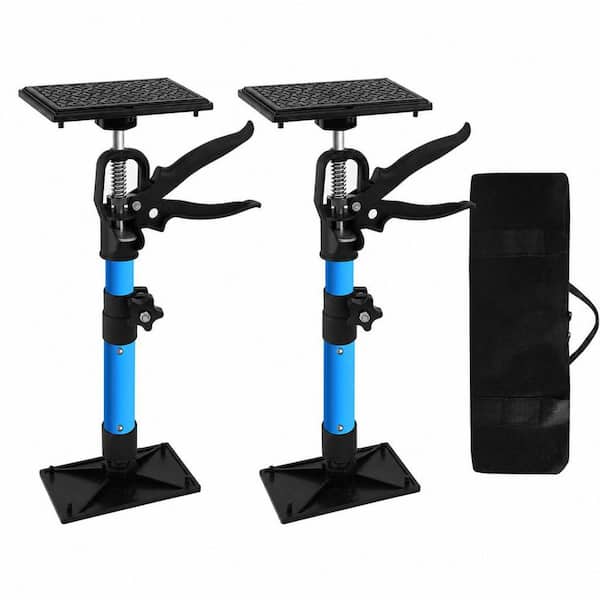 2-Pack Steel Cabinet Jacks for Installing Cabinets,14.6 in. to 23.6 in. Adjustable 3rd Hand Support System