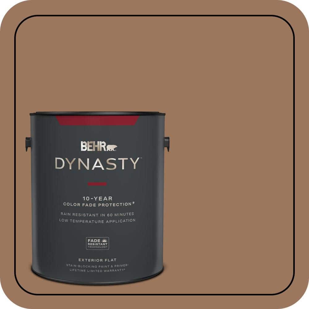 1 gal. #S220-6 Baked Sienna Flat Exterior Stain-Blocking Paint & Primer price history on PriceWatchPro