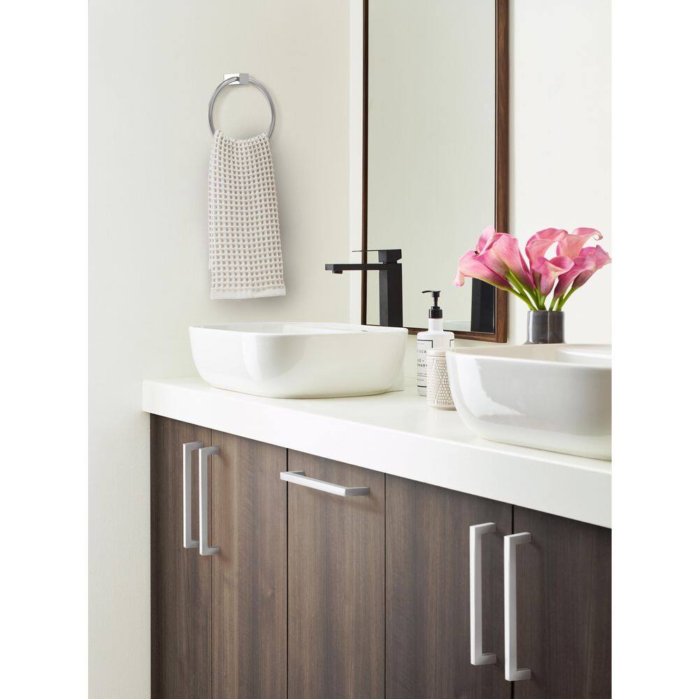 Chrome 6-1/2 Inch Wall Mounted Towel Ring