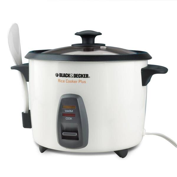 BLACK+DECKER 16-Cup Cooker and Steamer in White-DISCONTINUED