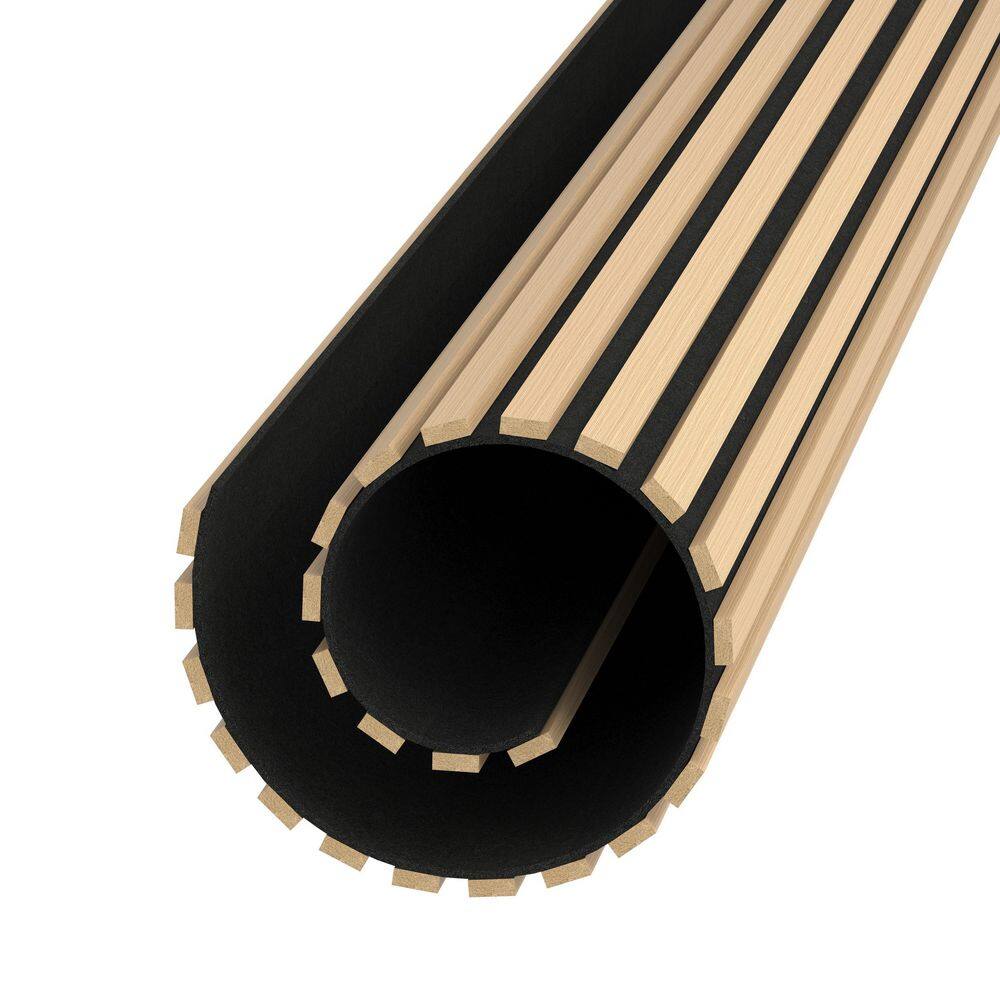 96 in. x 41 in. x 0.8 in. Flexible Acoustic Wood Wall Siding Panels in Light Cold Oak Color (1-Piece) price history on PriceWatchPro