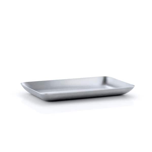 BASIC 1-Piece Matte Stainless Steel Tray