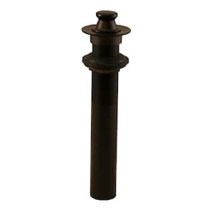 Lavatory Lift and Turn Pop-Up Drain without Overflow in Oil Rubbed Bronze for Vessel Sinks