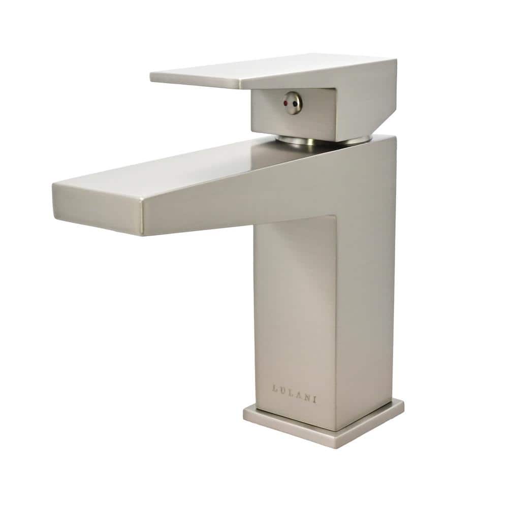 Boracay 1-Handle Single Hole Bathroom Faucet in Brushed Nickel price history on PriceWatchPro