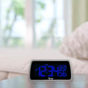Digital 6 x 4 in. LCD Interchangeable Color Display Alarm Clock