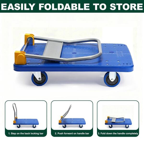 Reviews for maocao hoom 880 lbs. Capacity Platform Truck Foldable