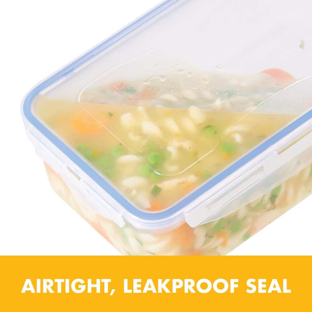 Clear 16.5-Cup BPA-Free Rectangular Food Storage Container