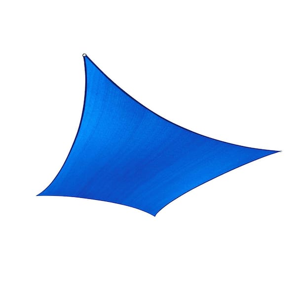 14 ft. x 16 ft. Blue Rectangle Sun Shade Sail Canopy Fabric Cloth