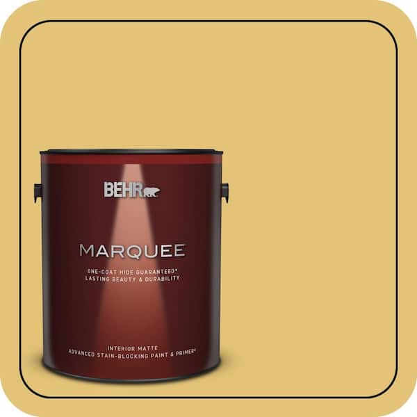 BEHR MARQUEE 1 gal. #370D-5 Summer Field Matte Interior Paint & Primer