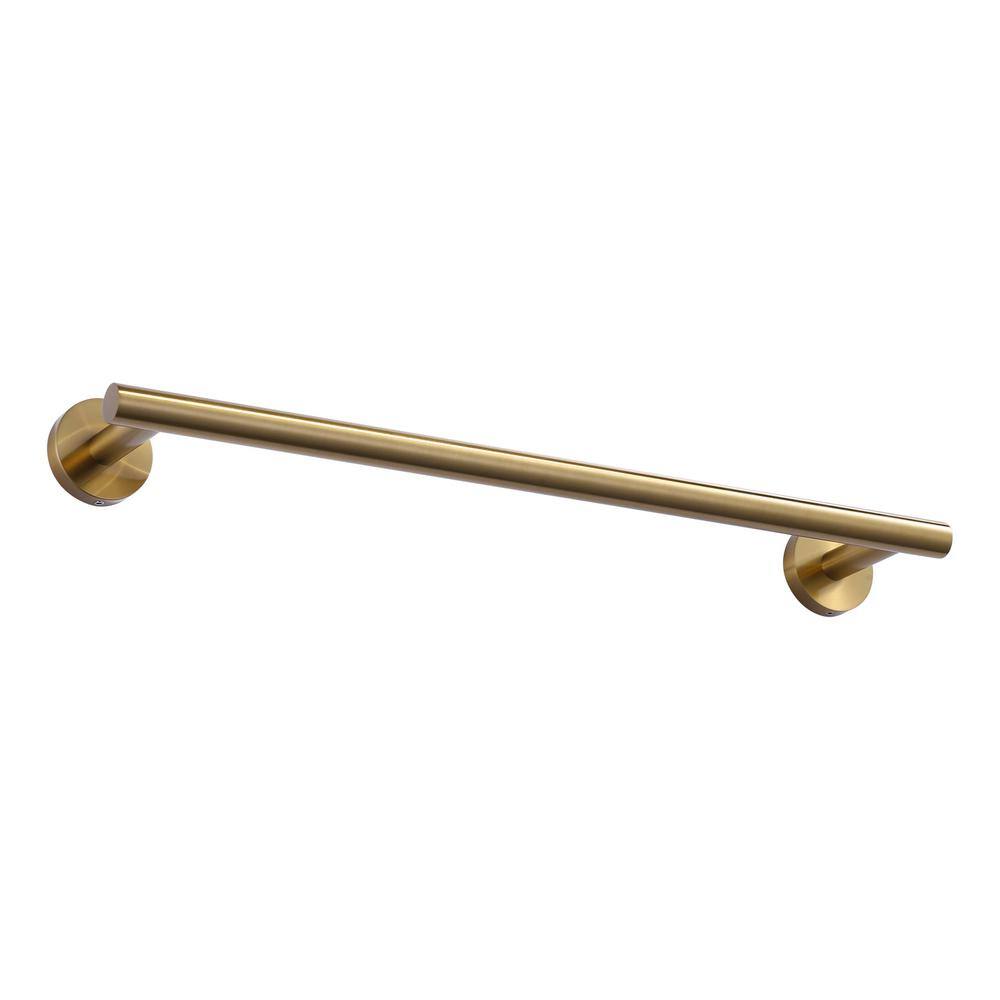 24 in. Wall Mounted Towel Bar in Gold