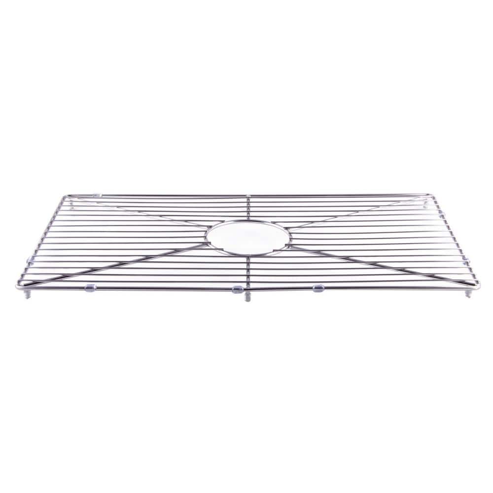 Stainless Steel Kitchen Sink Grid with Center Cutout