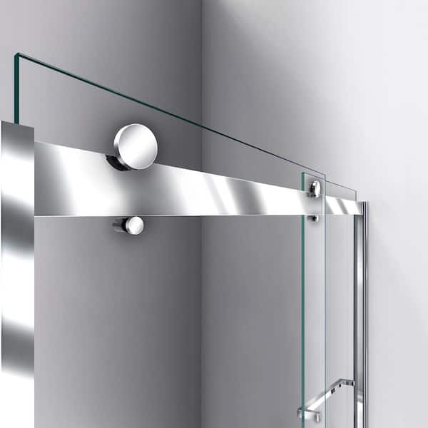 DreamLine Sapphire 56 in. to 60 in. W x 60 in. H Semi-Frameless