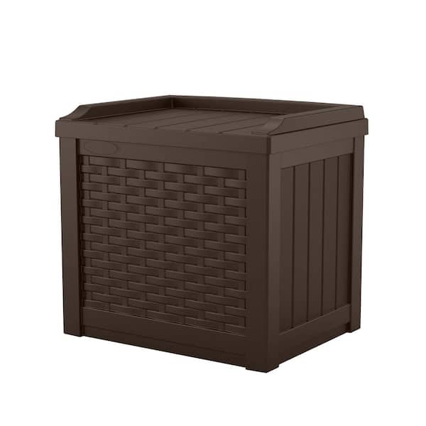 Unbranded 22 Gal. Brown Resin Deck Box