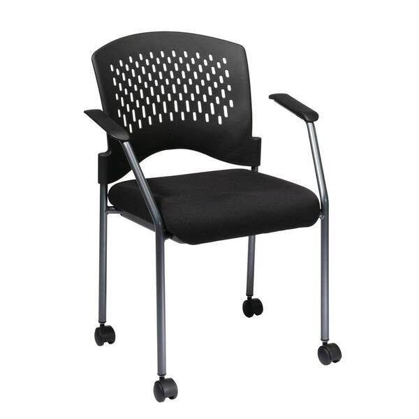 Office Star Products Coal FreeFlex Rolling Visitor Office Chair