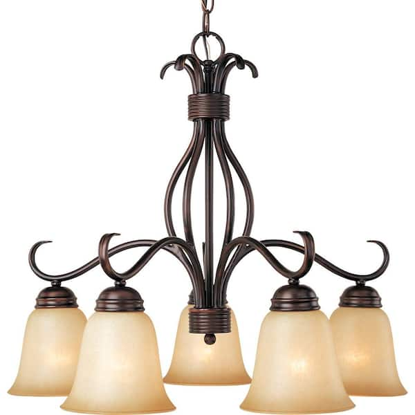 Maxim Lighting Basix 5-Light Oil Rubbed Bronze Chandelier