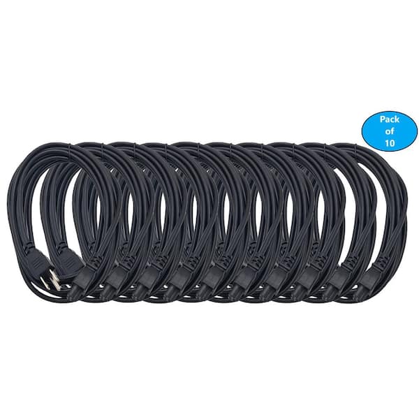 Micro Connectors, Inc 15 ft. (18AWG) / 3-Conductors (NEMA 5-15P to