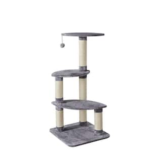 Cypress 4-Level, Cat Tree with scratching POST, Grey