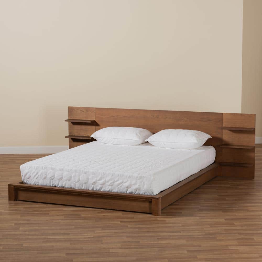 Elina Brown King Storage Bed - thumbnail 6