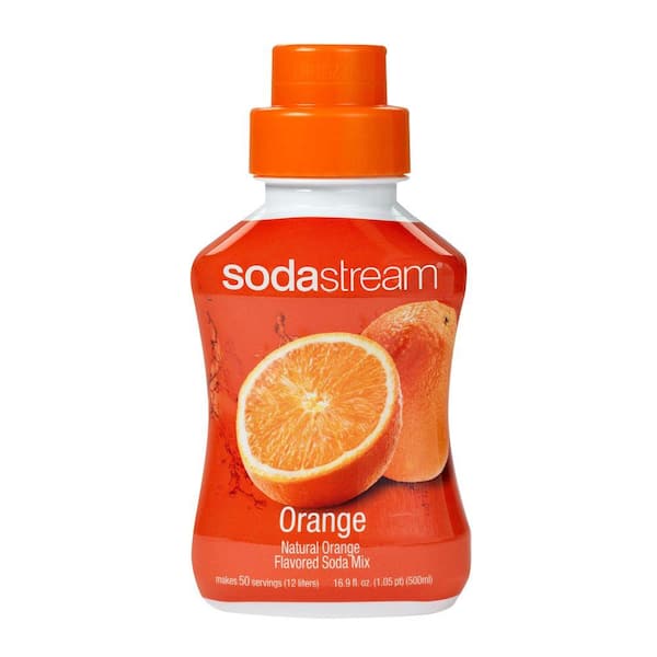 SodaStream 500ml Soda Mix - Orange (Case of 4)