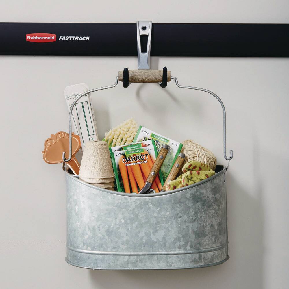 Aluminum Wall Mounted Utility Hook Set for Garage Storage