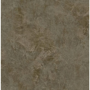 Marble Brown Paper Non-Pasted Strippable Wallpaper Roll (Cover 56.05 sq. ft.)