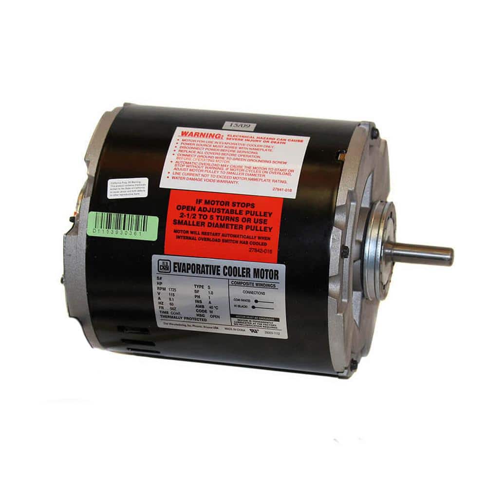 DIAL 1-Speed 3/4 HP Evaporative Cooler Motor 2205 The Home Depot
