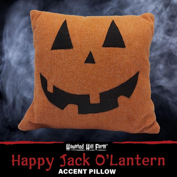 Jack-O-Lanterns Halloween Pillow