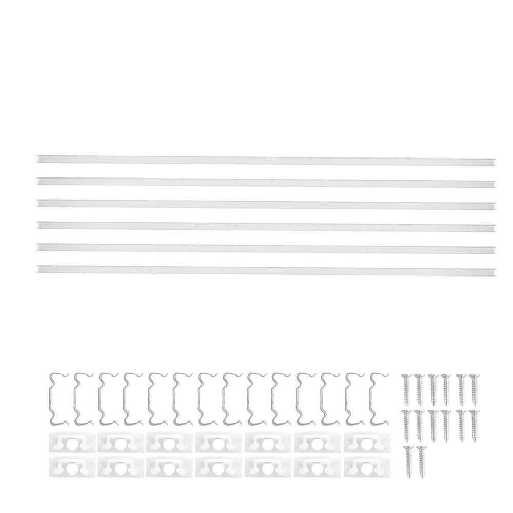 6-Pack 3.3 ft. /1M U Shape Trimless Recessed Light LED Channel, with End Caps and Mounting Clips, for LED Installations price history on PriceWatchPro