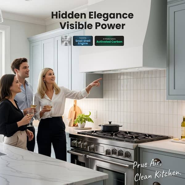 VIKIO 36 500 CFM Ducted Insert Range Hood in Stainless Steel