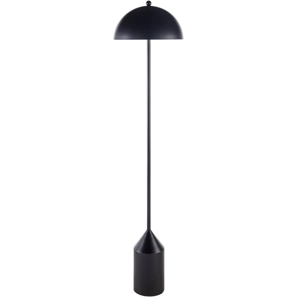 Jemma 59'' Black Iron Floor Lamp