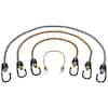 Bungee Cord Set – 6 Stück, Flach, Mit Stahlkern-Haken