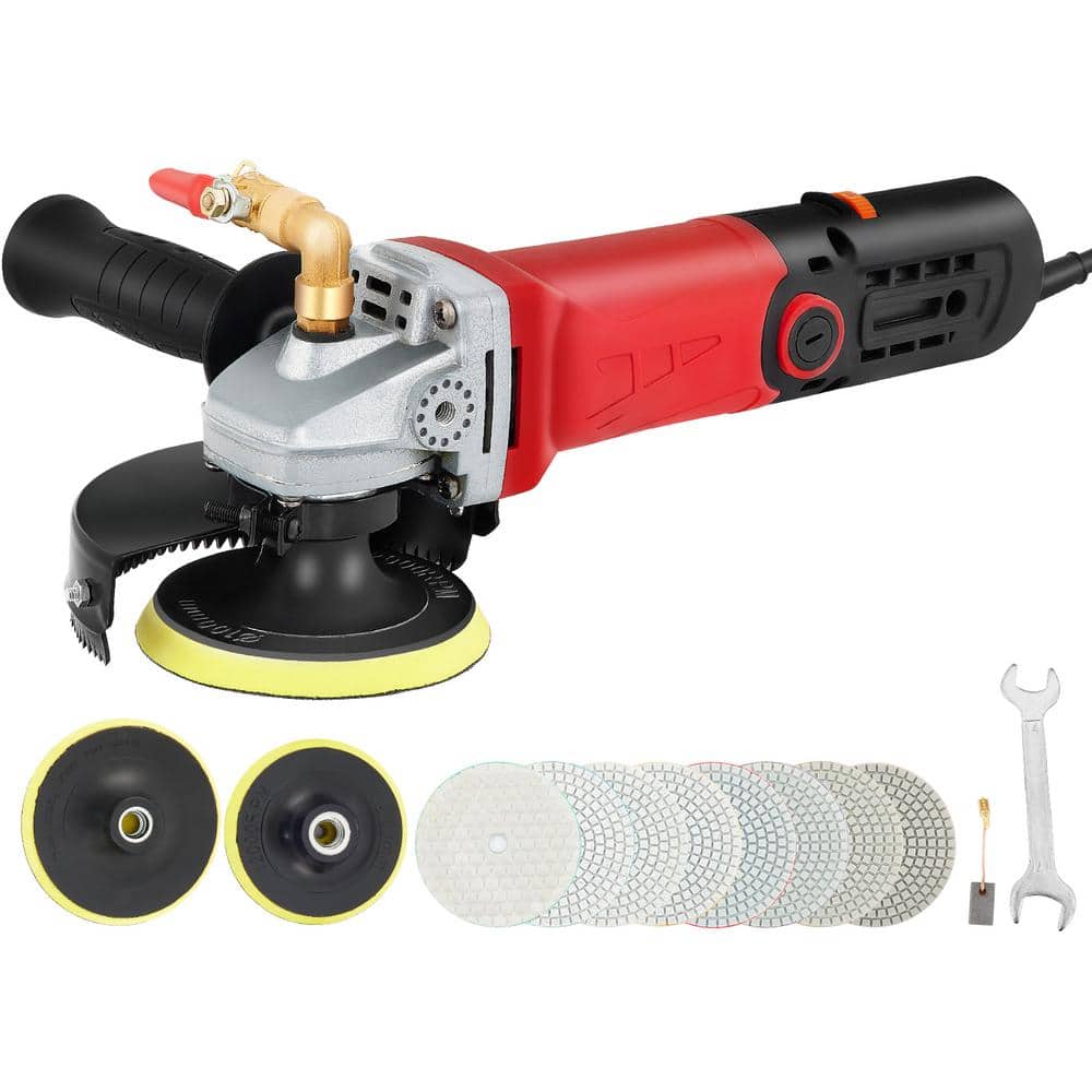 VEVOR Wet Buffer/Polisher New 7A Corded 4in. And 5in. Pads Grinder