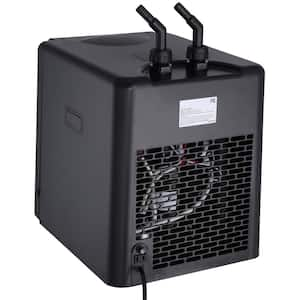 Aquarium Chiller, 110 gal. 416 L, 1/3 HP Hydroponic Water Chiller, Quiet Refrigeration Compressor for Seawater