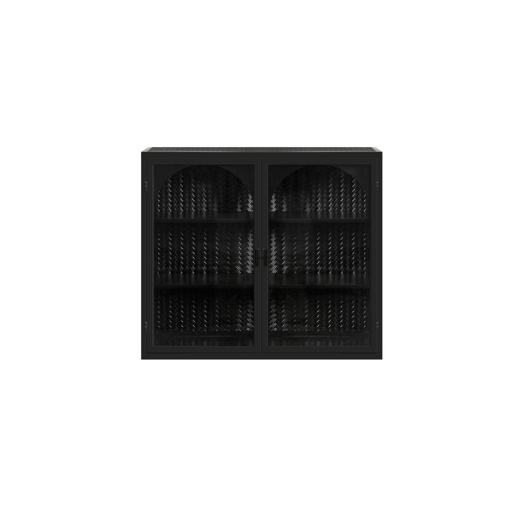 27.56 in. W x 9.06 in. D x 23.62 in. H Metal Bathroom Storage Wall Cabinet 